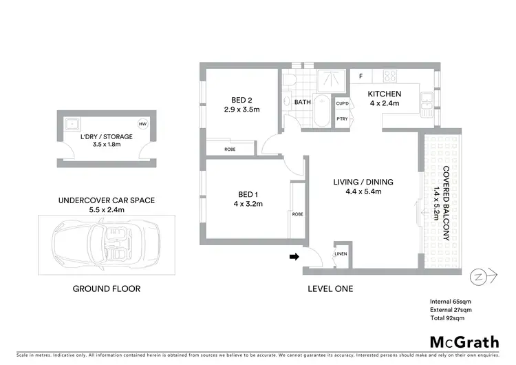 Floorplan of Homely apartment listing, 132/22 Tunbridge Street, Mascot NSW 2020