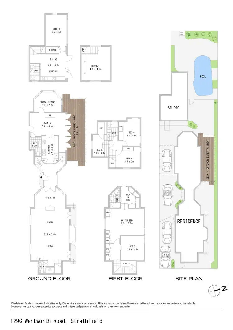 Floorplan of Homely house listing, 129c Wentworth Road, Strathfield NSW 2135