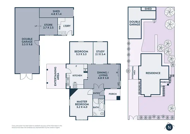 Floorplan of Homely house listing, 14 Herbert Street, Preston VIC 3072