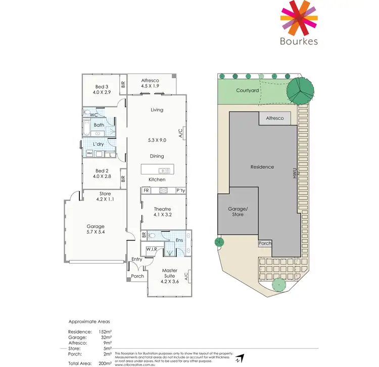 Floorplan of Homely house listing, 9B Crellin Way, Cloverdale WA 6105