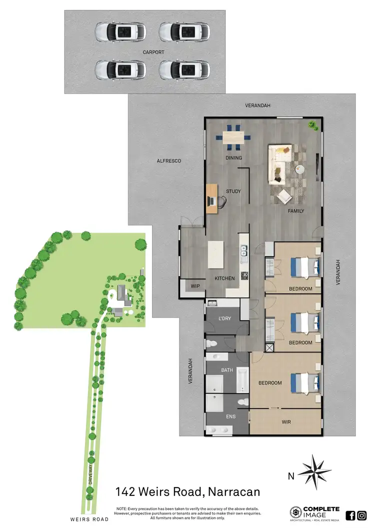 Floorplan of Homely house listing, 142 Weirs Road, Narracan VIC 3824