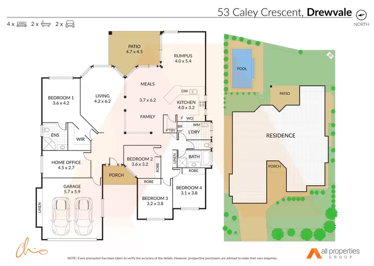 Floorplan of Homely house listing, 53 Caley Crescent, Drewvale QLD 4116