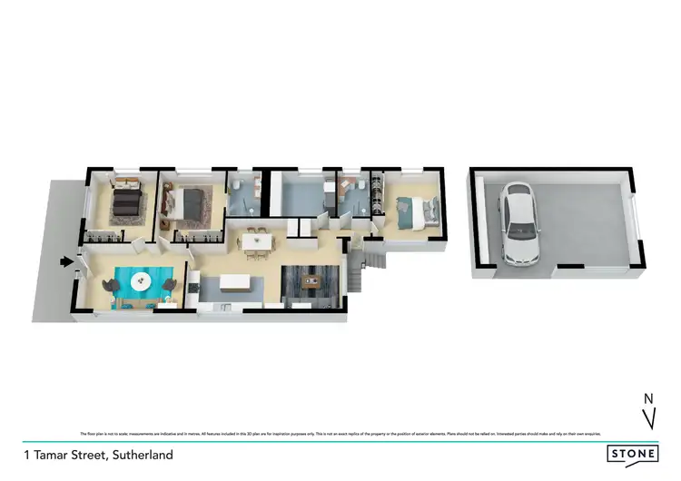 Floorplan of Homely house listing, 1 Tamar Street, Sutherland NSW 2232