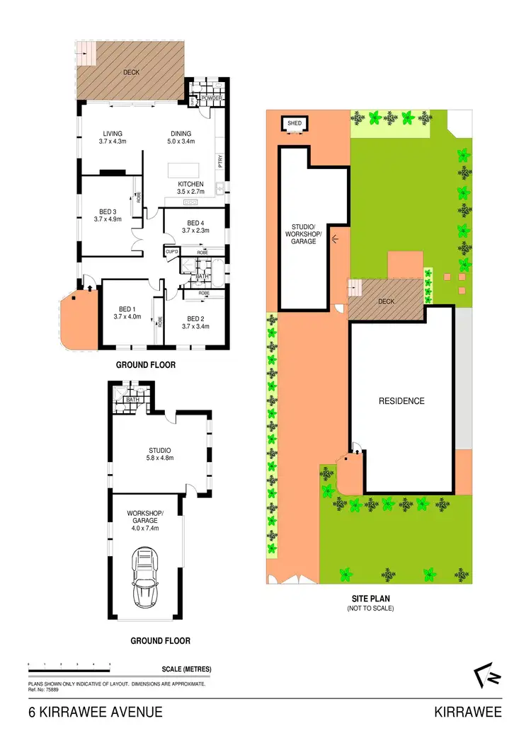 Floorplan of Homely house listing, 6 Kirrawee Avenue, Kirrawee NSW 2232