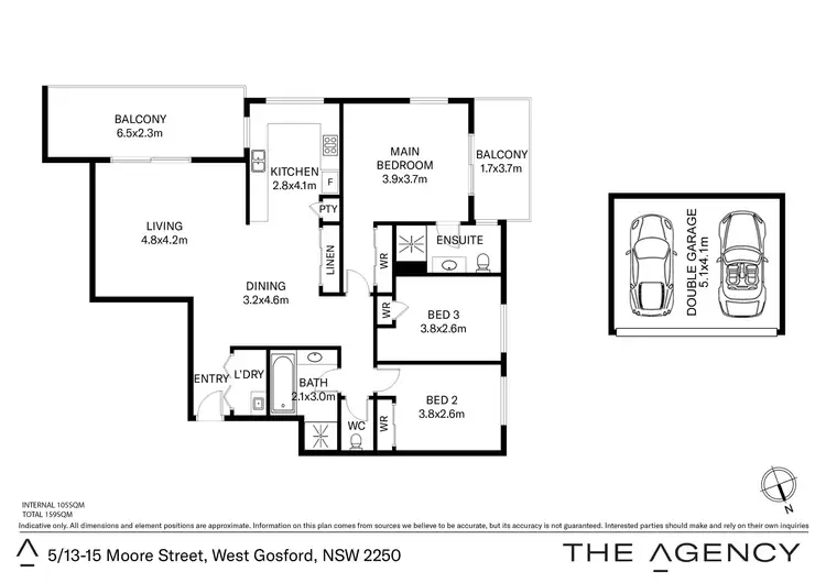 Floorplan of Homely unit listing, 25/13-15 Moore Street, West Gosford NSW 2250