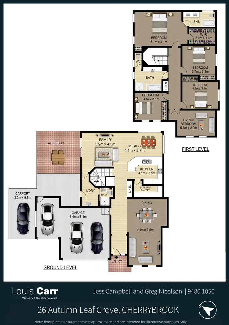Floorplan of Homely house listing, 26 Autumn Leaf Grove, Cherrybrook NSW 2126