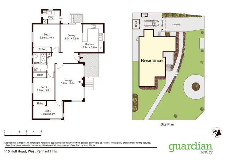 Floorplan of Homely house listing, 115 Hull Road, West Pennant Hills NSW 2125
