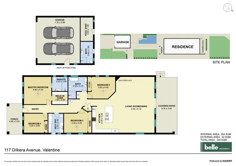 Floorplan of Homely house listing, 117 Dilkera Avenue, Valentine NSW 2280