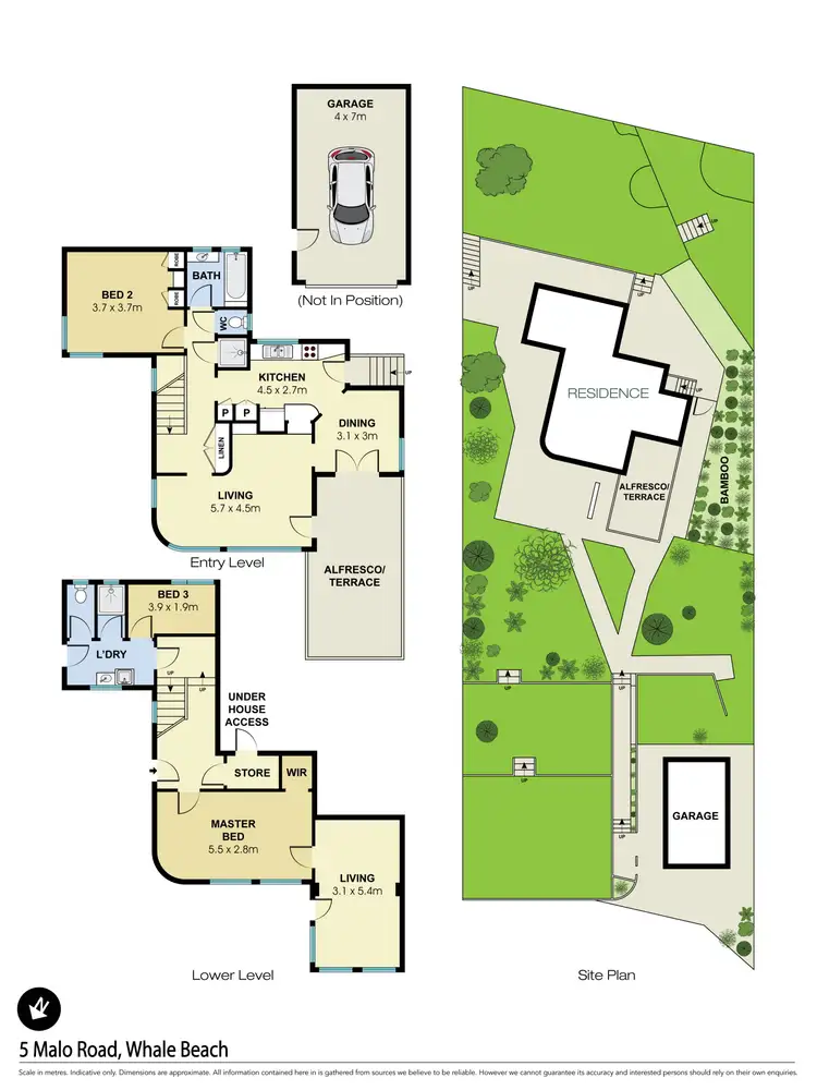 Floorplan of Homely house listing, 5 Malo Road, Whale Beach NSW 2107