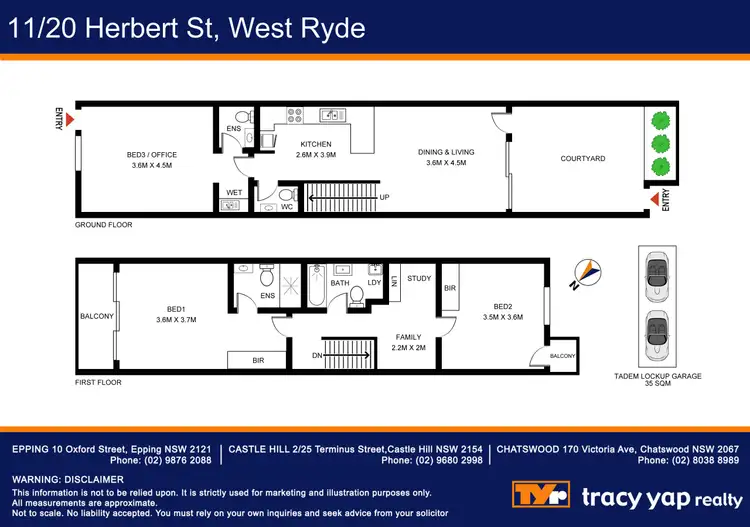 Floorplan of Homely apartment listing, 11/20 Herbert Street, West Ryde NSW 2114