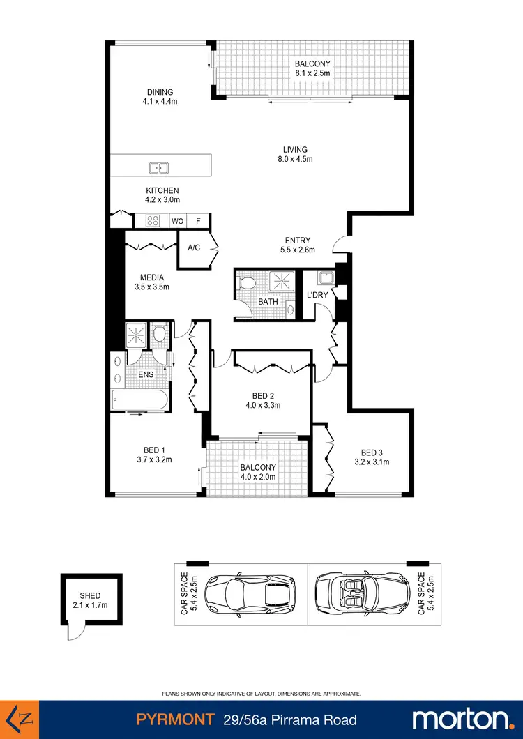 Floorplan of Homely apartment listing, 29/56A Pirrama Road, Pyrmont NSW 2009