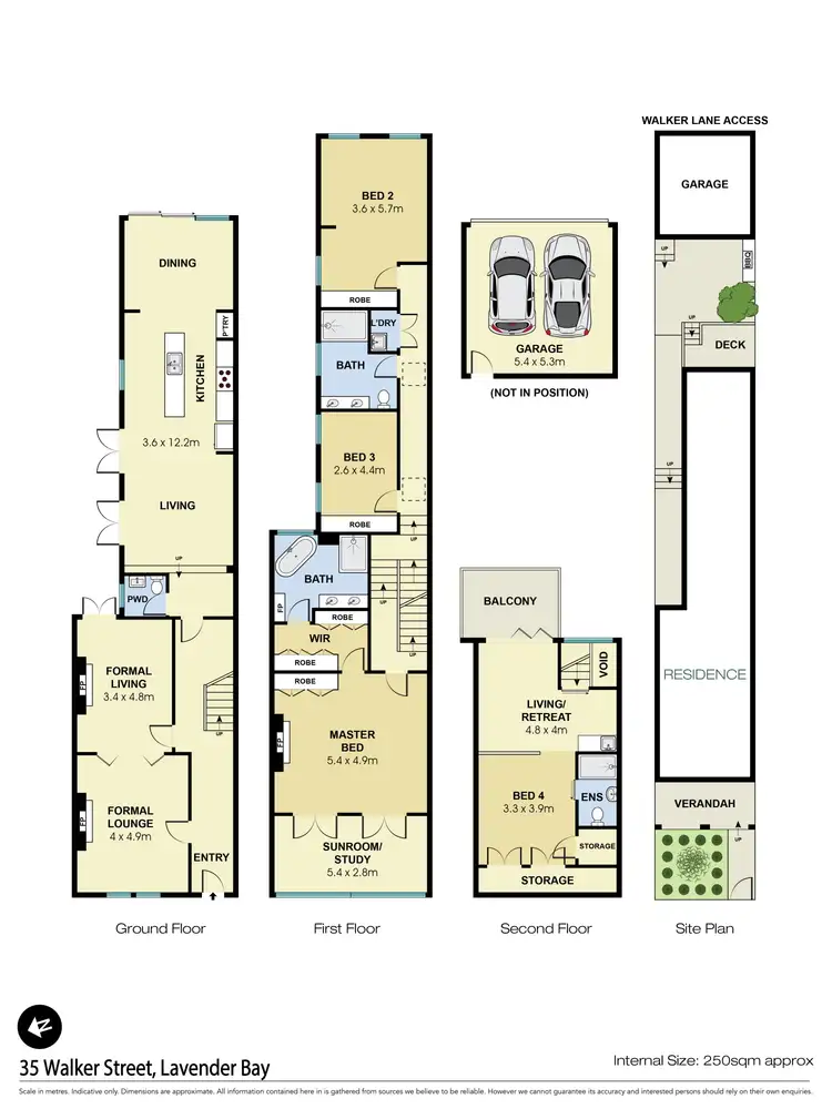 Floorplan of Homely terrace listing, 35 Walker Street, Lavender Bay NSW 2060