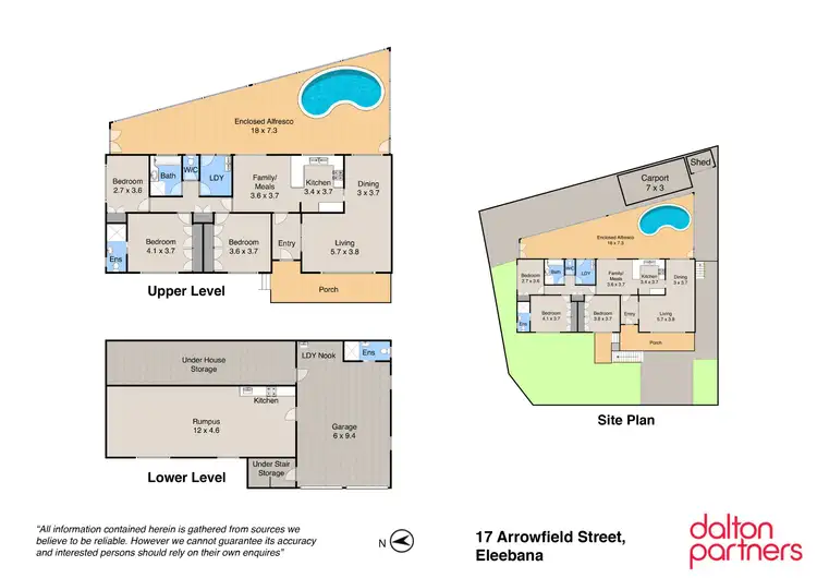 Floorplan of Homely house listing, 17 Arrowfield Street, Eleebana NSW 2282