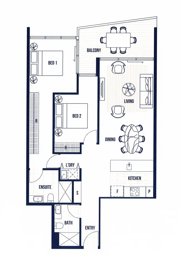 Floorplan of Homely apartment listing, Address available on request