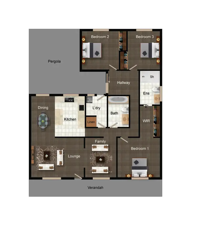 Floorplan of Homely house listing, 27 Jordan Place, Queanbeyan NSW 2620