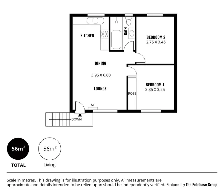 Floorplan of Homely unit listing, 3/34 Winifred Avenue, South Plympton SA 5038