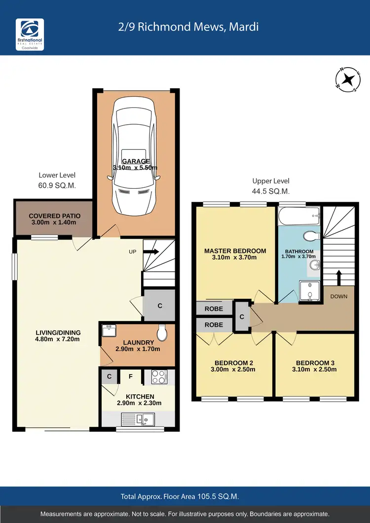 Floorplan of Homely unit listing, 2/9 Richmond Mews, Mardi NSW 2259