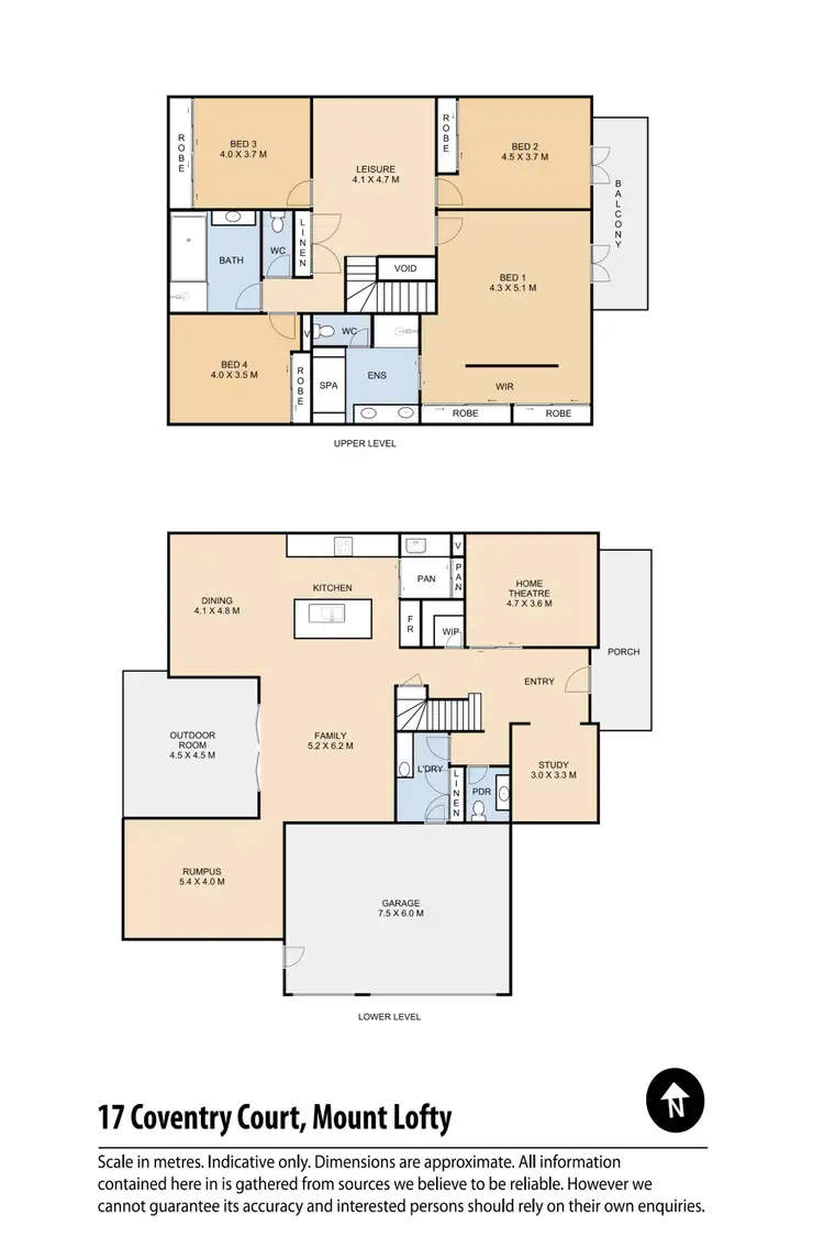 Floorplan of Homely house listing, 17 Coventry Court, Mount Lofty QLD 4350