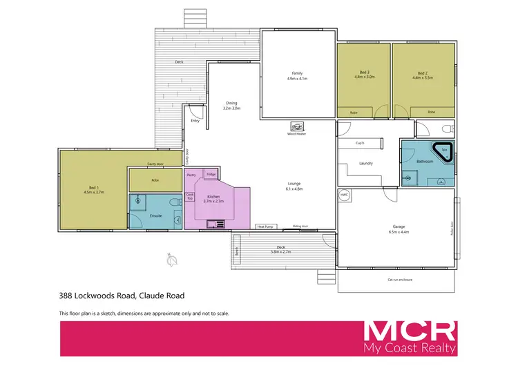 Floorplan of Homely house listing, 388 Lockwoods Road, Claude Road TAS 7306