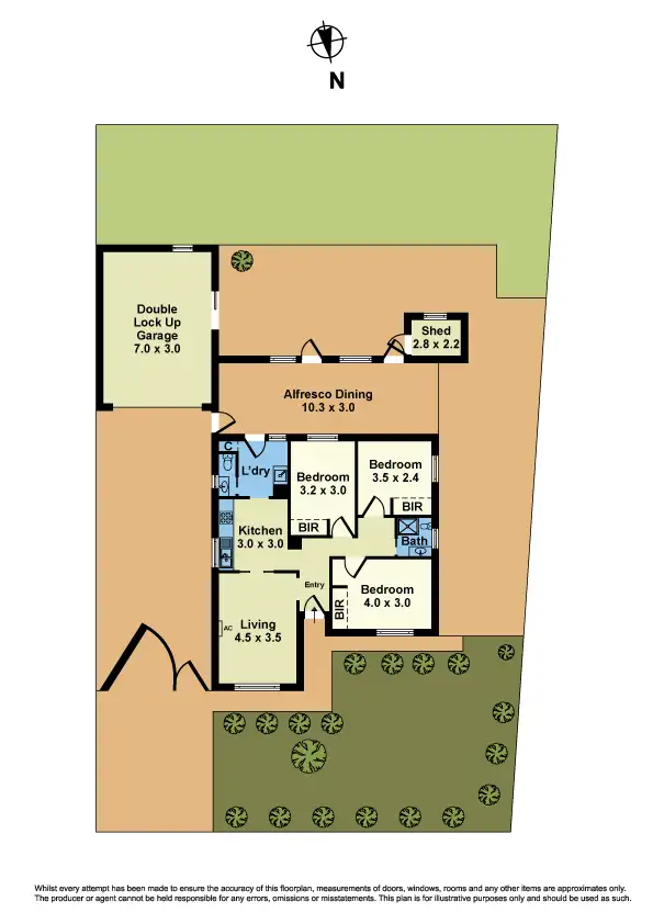 Floorplan of Homely house listing, 4 Nixon Street, Sunshine VIC 3020