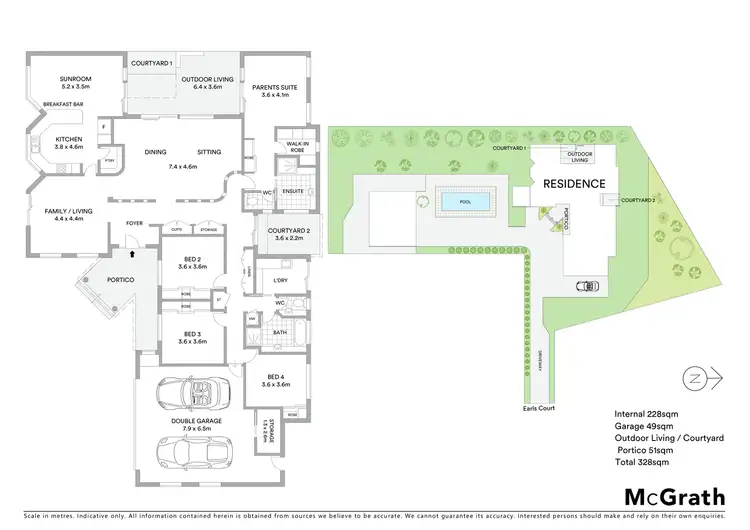 Floorplan of Homely house listing, 3 Earls Court, Little Mountain QLD 4551