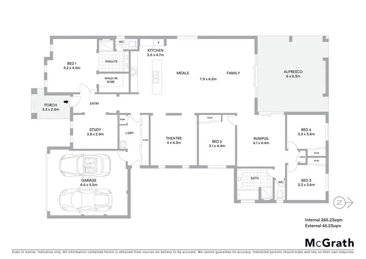 Floorplan of Homely house listing, 43 Kellett Drive, Mudgee NSW 2850