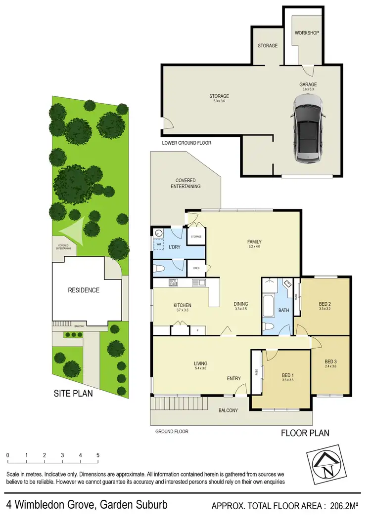 Floorplan of Homely house listing, 4 Wimbledon Grove, Garden Suburb NSW 2289