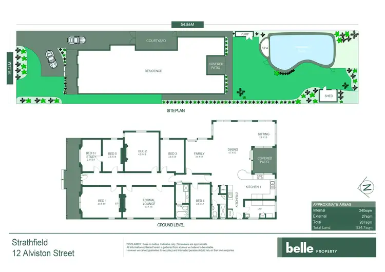 Floorplan of Homely house listing, 12 Alviston Street, Strathfield NSW 2135