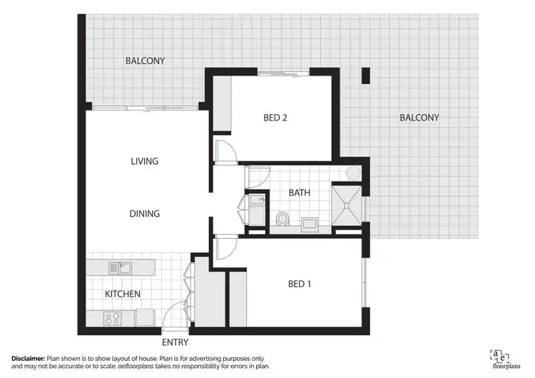 Floorplan of Homely apartment listing, 244/36 Philip Hodgins Street, Wright ACT 2611