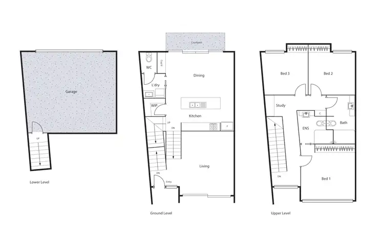 Floorplan of Homely townhouse listing, 5A Bellbird Loop, Lawson ACT 2617