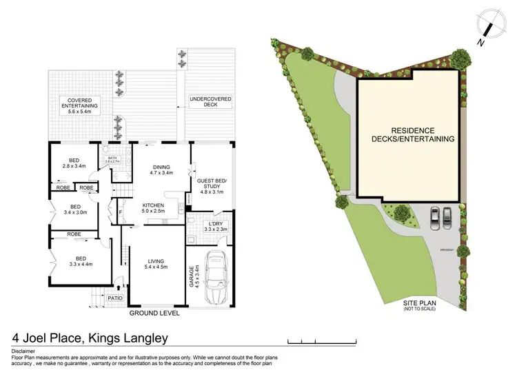 Floorplan of Homely house listing, 4 Joel Place, Kings Langley NSW 2147