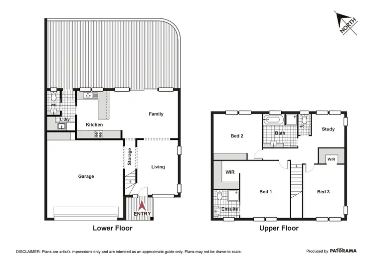 Floorplan of Homely townhouse listing, 2/12 Mulloon Street, Queanbeyan East NSW 2620