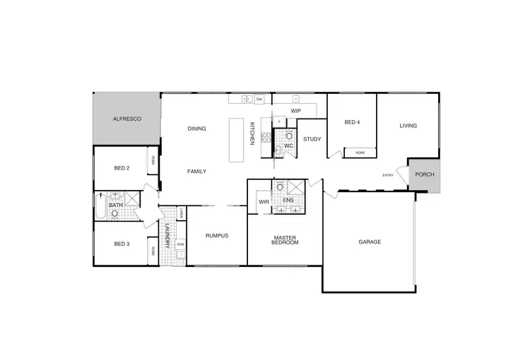 Floorplan of Homely house listing, 18 Lex Banning Street, Wright ACT 2611