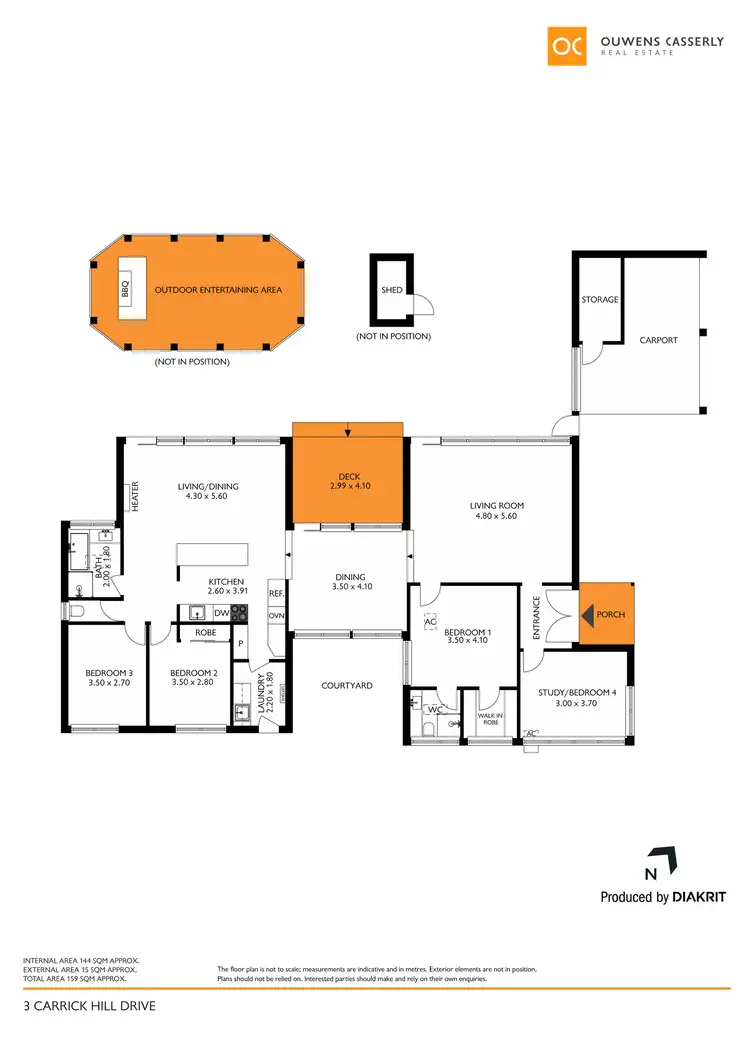Floorplan of Homely house listing, 3 Carrick Hill Drive, Mitcham SA 5062