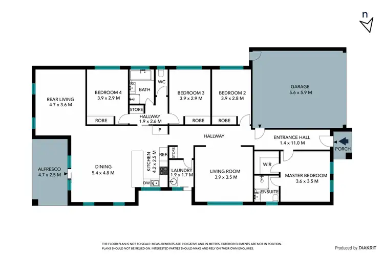 Floorplan of Homely house listing, 12 Parisel Circuit, Mernda VIC 3754