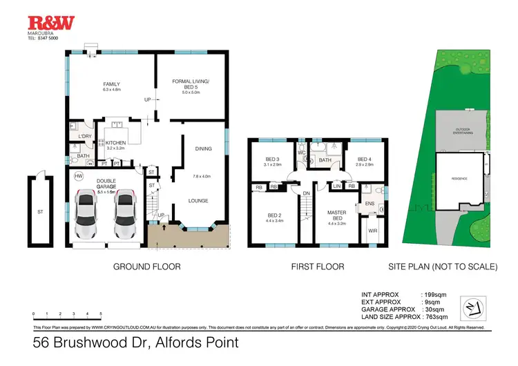 Floorplan of Homely house listing, 56 Brushwood Drive, Alfords Point NSW 2234