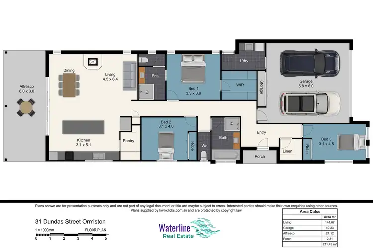 Floorplan of Homely house listing, 31 Dundas Place, Ormiston QLD 4160