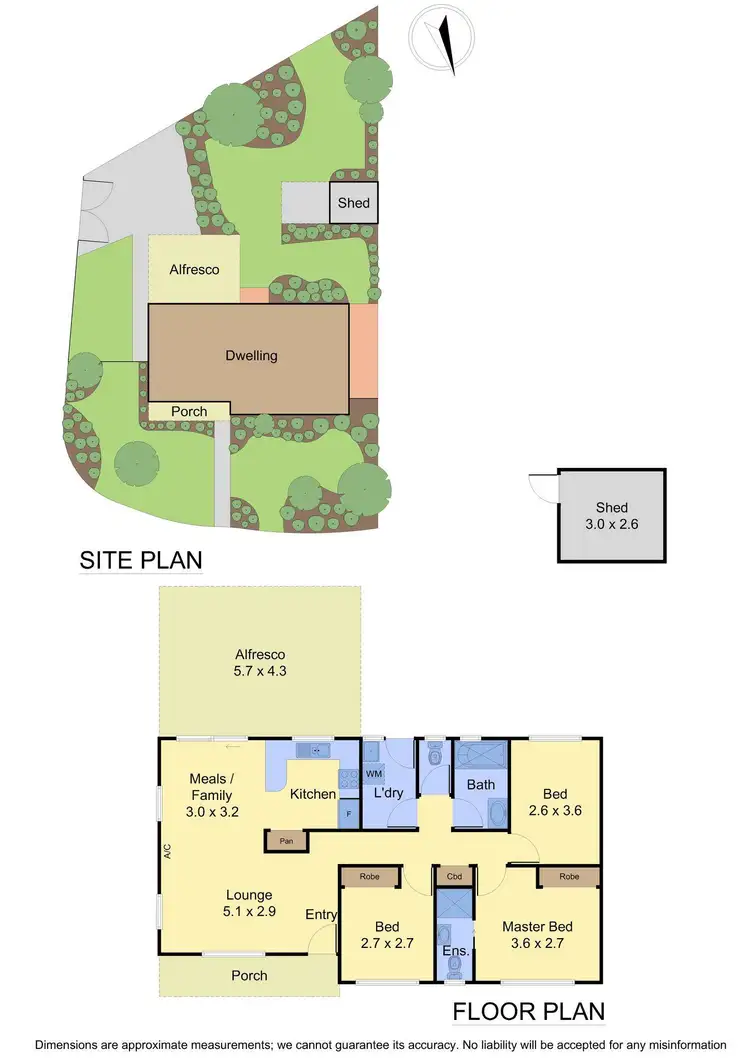 Floorplan of Homely house listing, 1 Berala Place, Mill Park VIC 3082