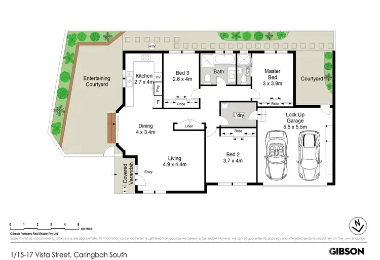 Floorplan of Homely villa listing, 1/15-17 Vista Street, Caringbah South NSW 2229