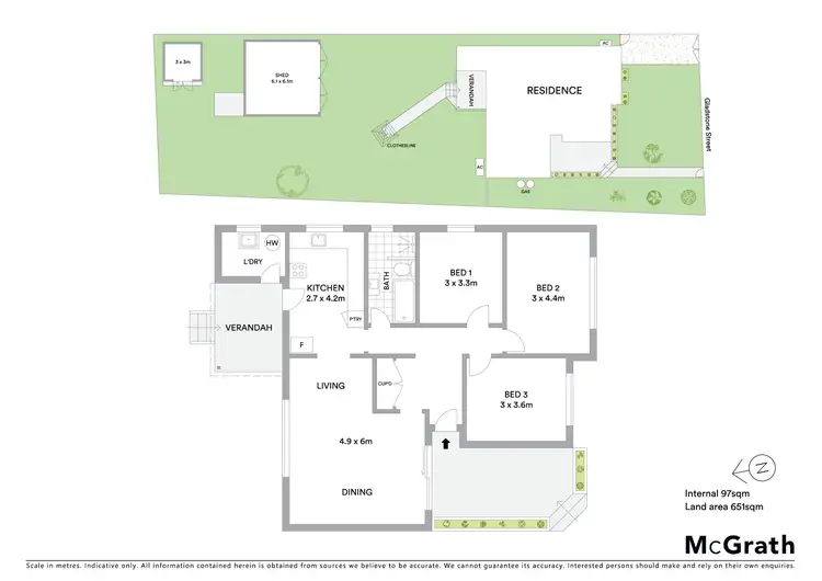 Floorplan of Homely house listing, 6 Gladstone Street, Mudgee NSW 2850