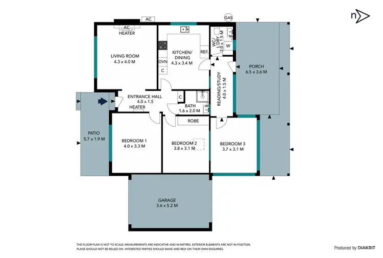 Floorplan of Homely house listing, 52 Heyington Avenue, Thomastown VIC 3074