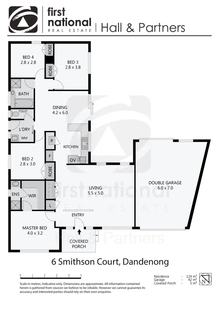 Floorplan of Homely house listing, 6 Smithson Court, Dandenong VIC 3175