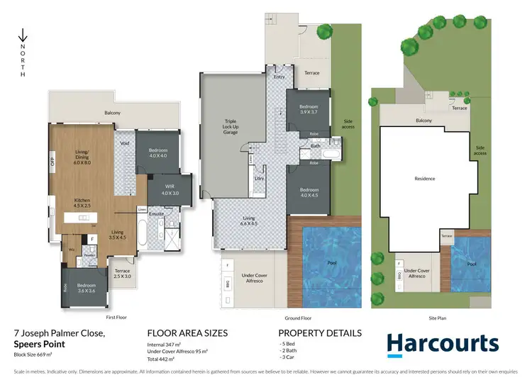 Floorplan of Homely house listing, 7 Joseph Palmer Close, Speers Point NSW 2284