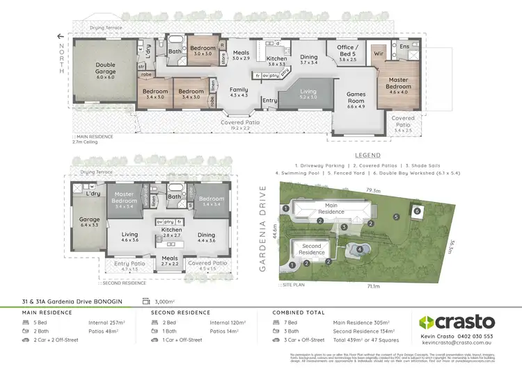 Floorplan of Homely house listing, 31 Gardenia Drive, Bonogin QLD 4213