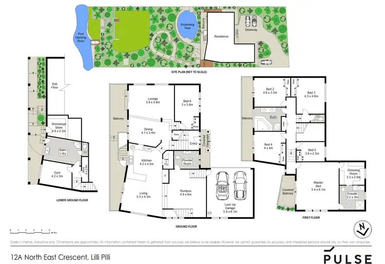 Floorplan of Homely house listing, 12A North East Crescent, Lilli Pilli NSW 2229