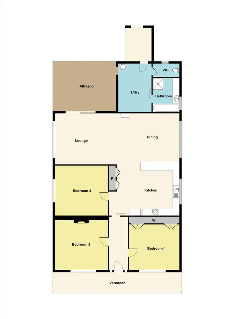 Floorplan of Homely house listing, 112 Moore Street, Ararat VIC 3377