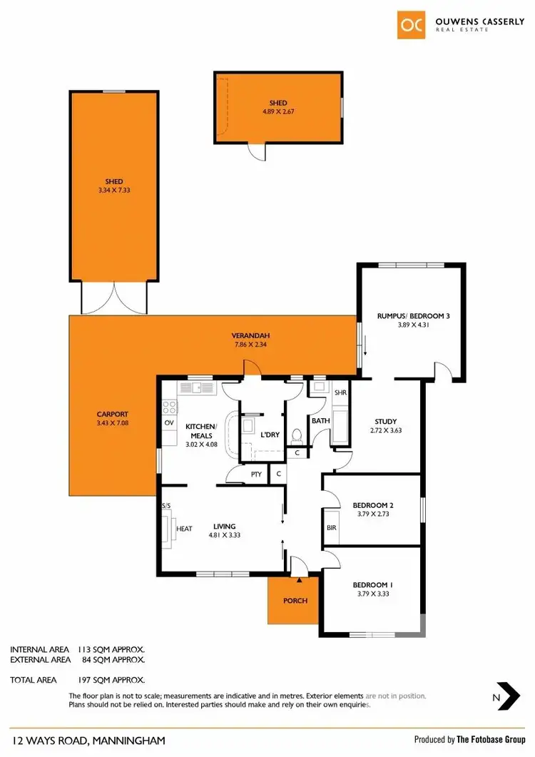 Floorplan of Homely house listing, 12 Ways Road, Manningham SA 5086