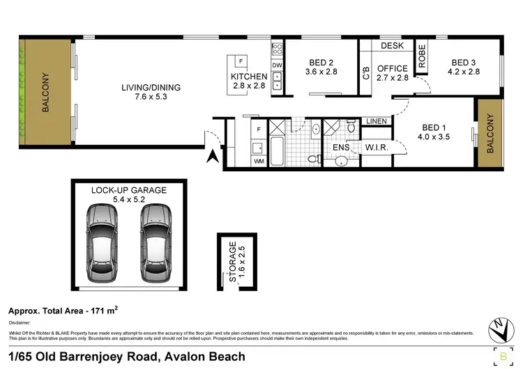 Floorplan of Homely apartment listing, 1/65 Old Barrenjoey Road, Avalon Beach NSW 2107