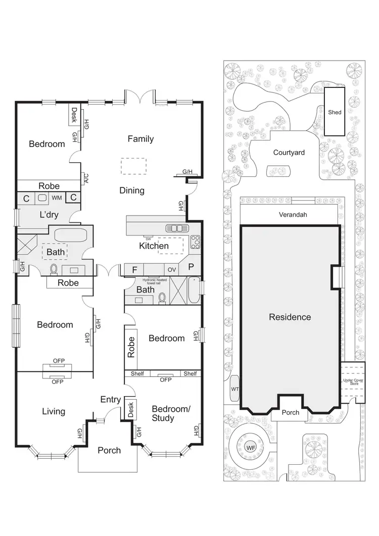 Floorplan of Homely house listing, 15 Wilgah Street, St Kilda East VIC 3183