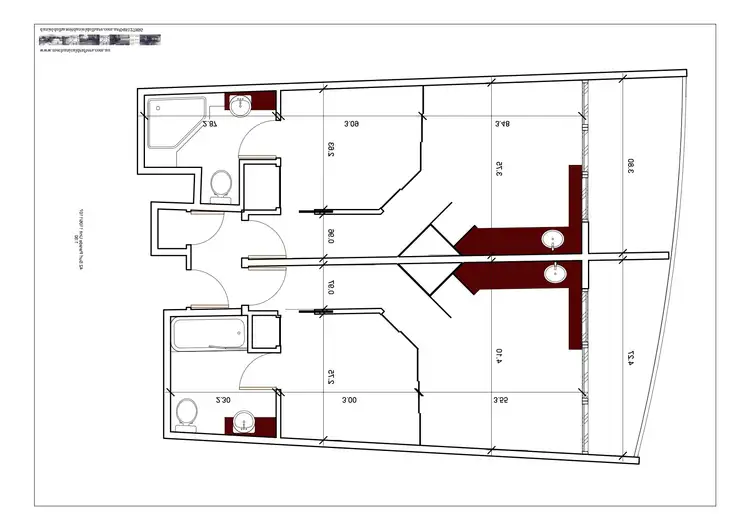 Floorplan of Homely apartment listing, Level 11/1108/42 Surf Parade, Broadbeach QLD 4218